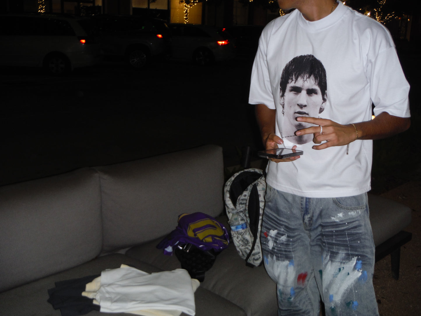 Camisa Boxy Fit Messi