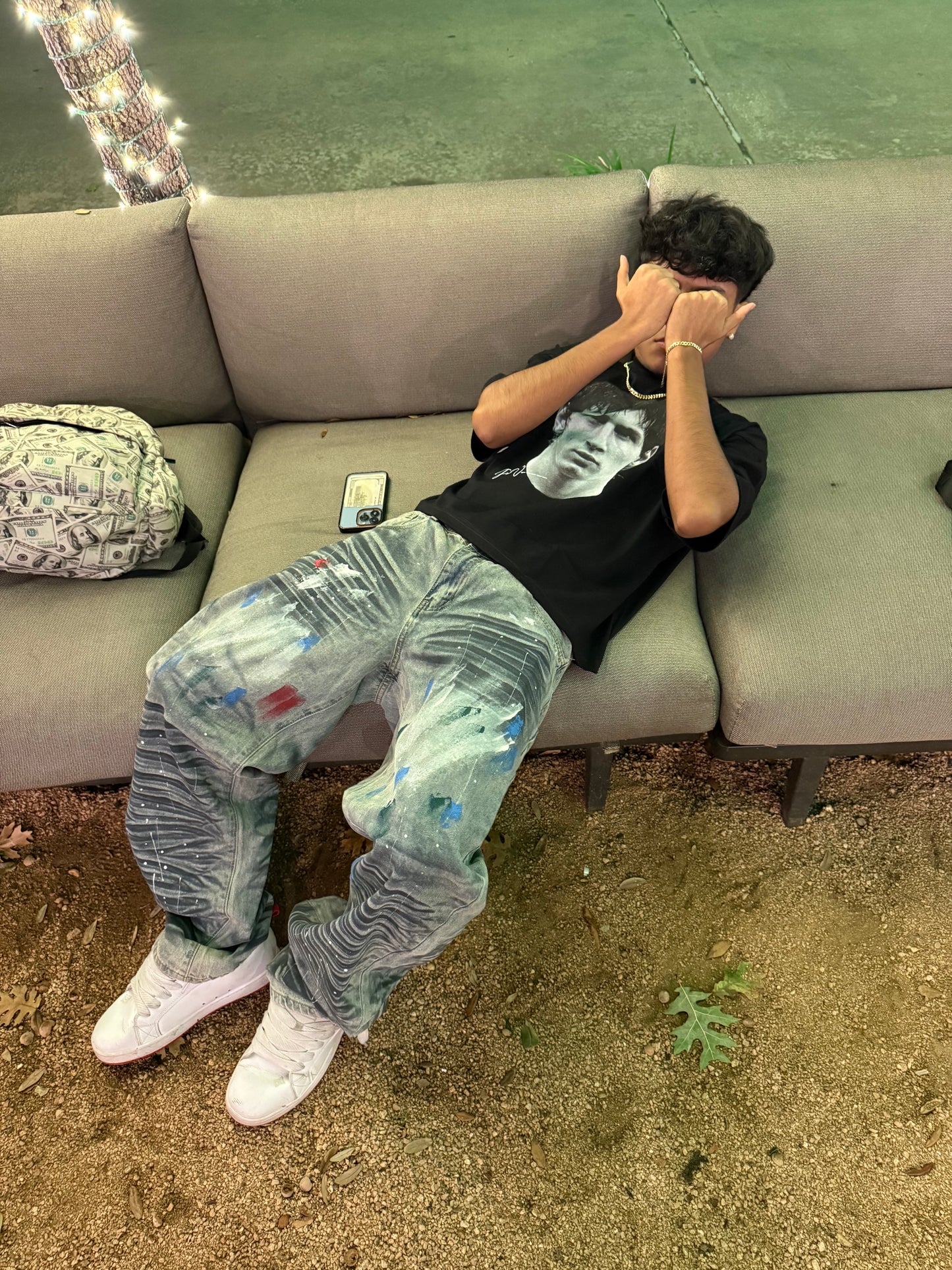 Camisa Boxy Fit Messi